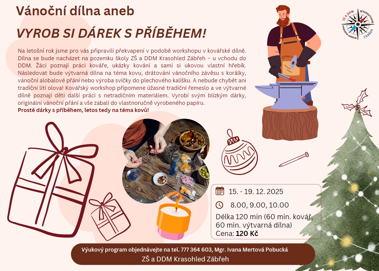 Vánoční kovářská dílna