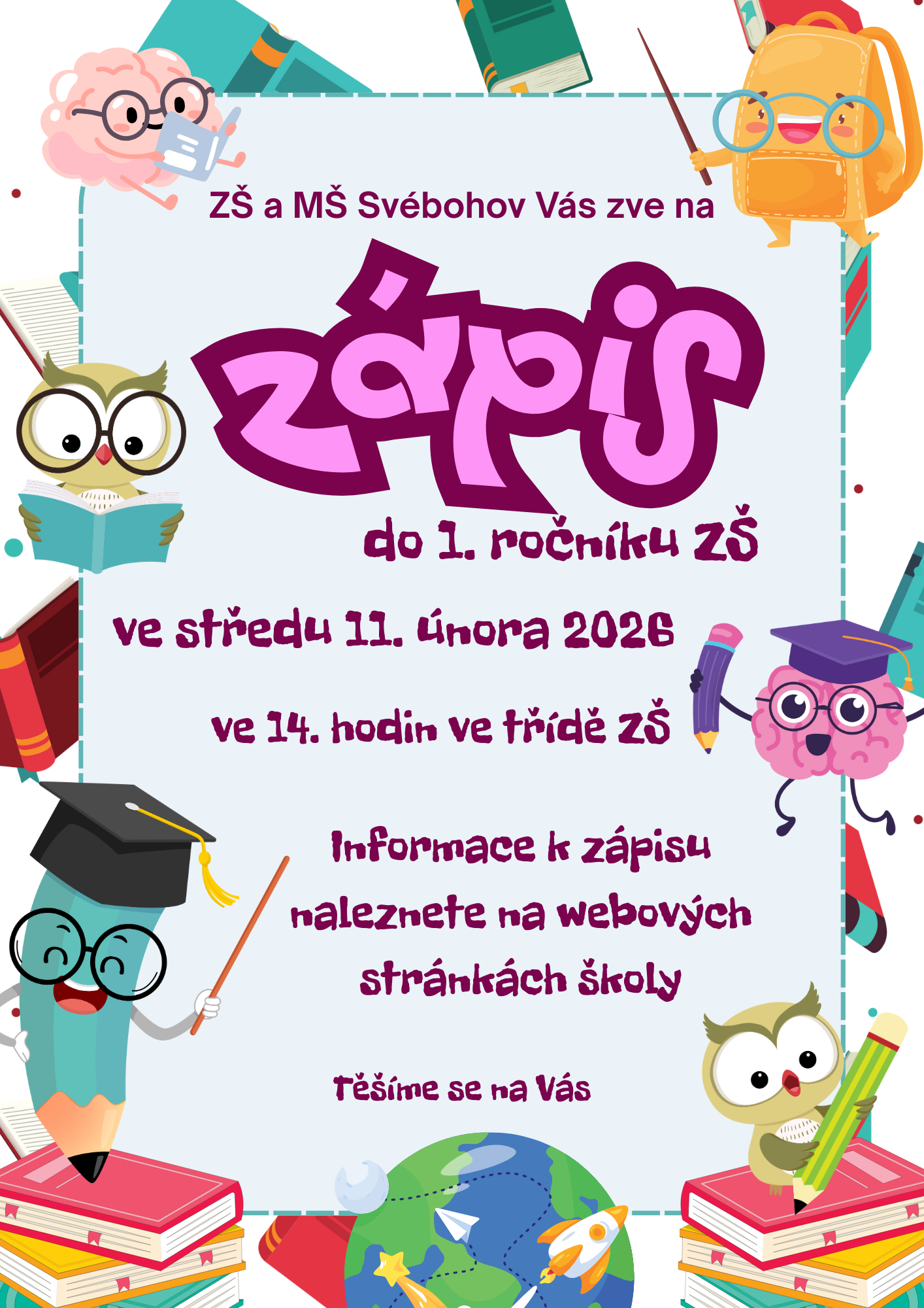 Zápis do 1. třídy základní školy