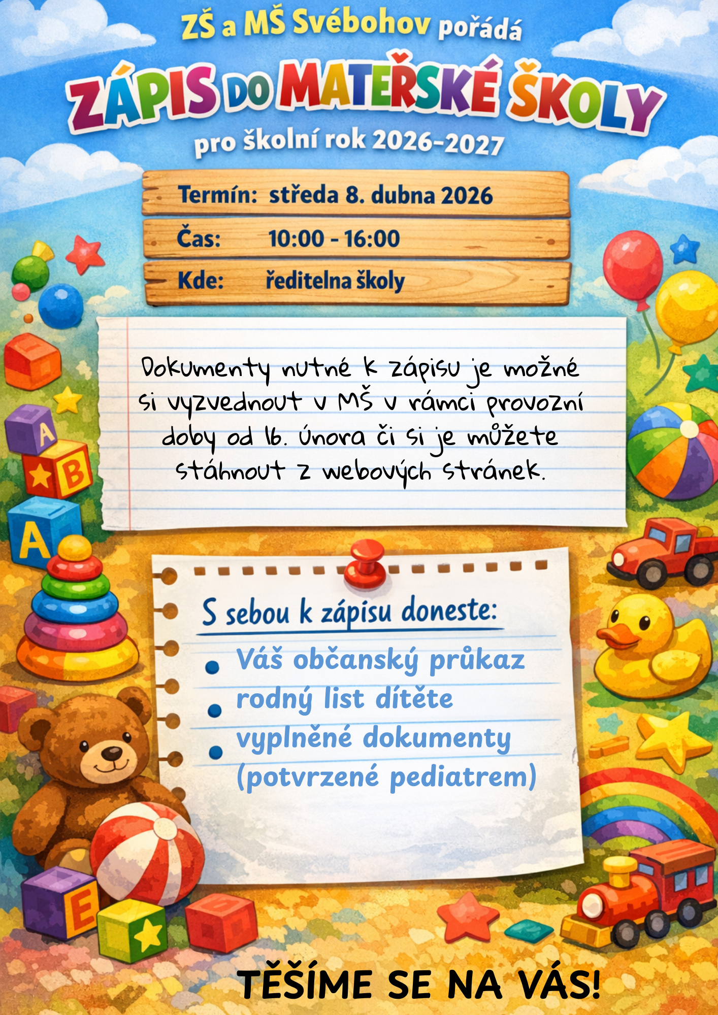 Zápis do mateřské školy