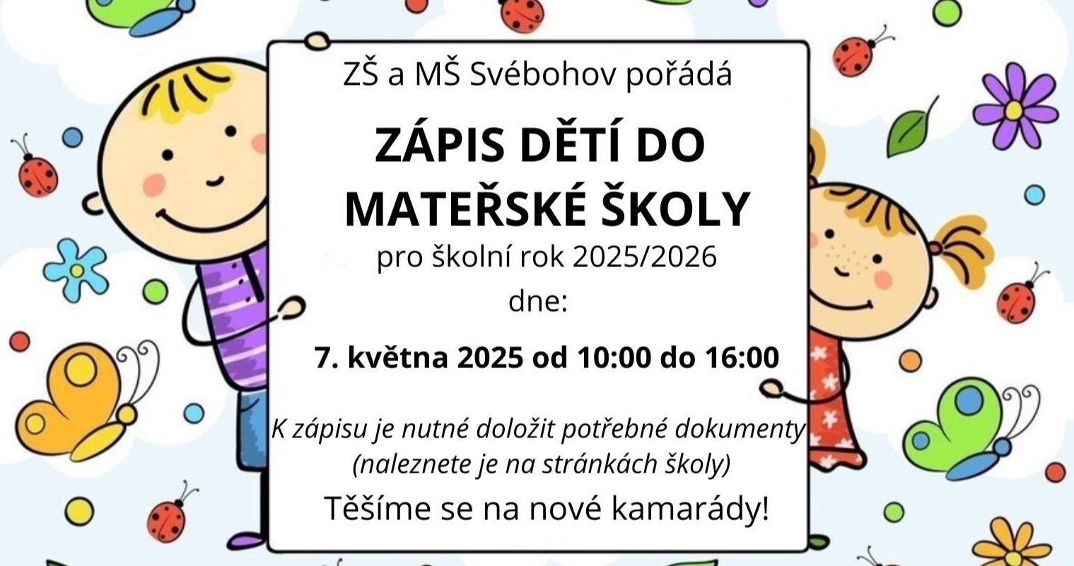 Zápis do mateřské školky