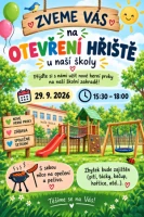 Slavnostní otevření nového hřiště u naší školy